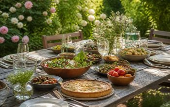 Recettes à volonté pour un repas gourmand au jardin